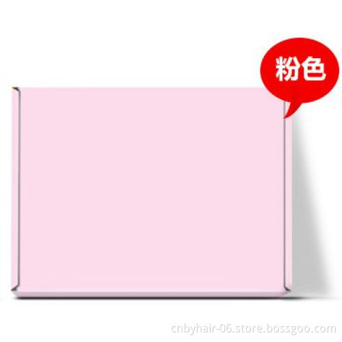 Private Label Wholesale Custom Logo Color Printing Premium Luxury Cardboard Paper Gift Wig Hair Extension Packaging Box